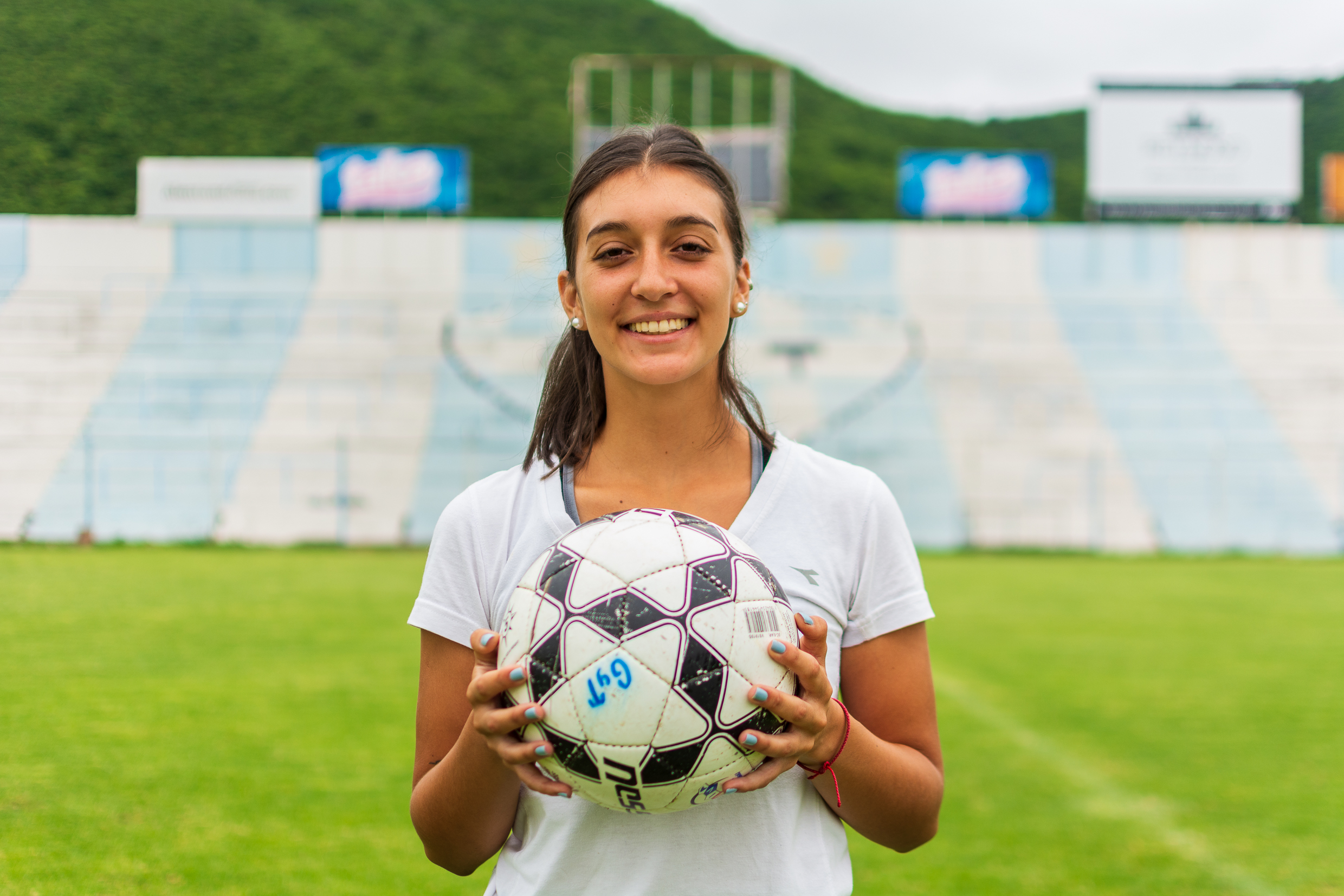 Guadalupe Giménez, jugadora del Club Boca Juniors
